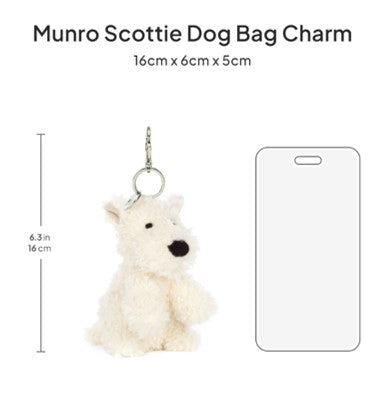 Munro Scottie Dog Bag Charm