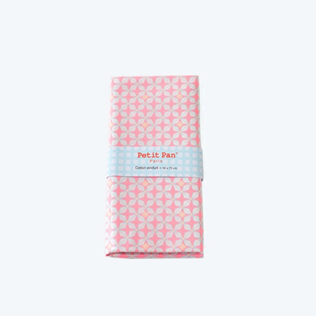 Tessuto cerato - Hélium rose clear