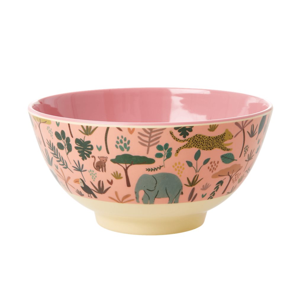 Tazza grande in melamina fantasia jungla