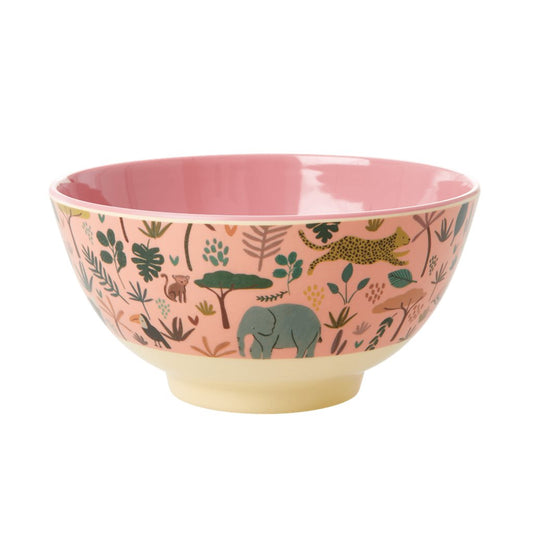 Tazza grande in melamina fantasia jungla