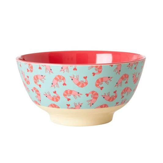 Tazza grande in melamina fantasia gamberetti
