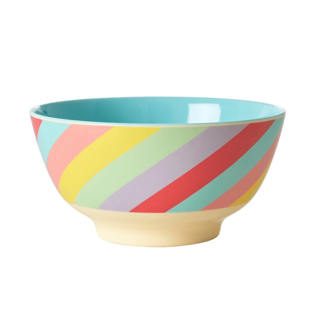 Tazza rande in melamina fantasia righe