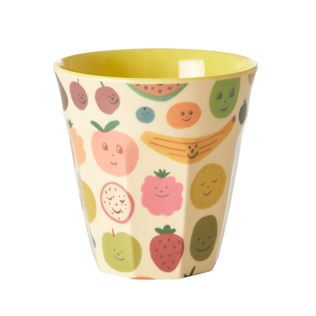 Bicchiere in melamina fantasia frutta
