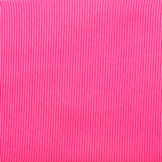 Tessuto millerighe rosa fluo e bianco