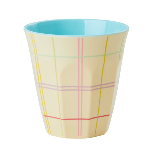 Bicchiere in melamina fantasia righe