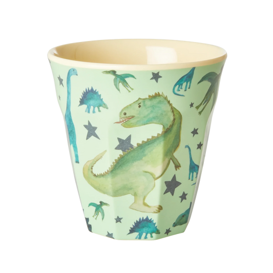 Bicchiere in melamina fantasia dinosauri