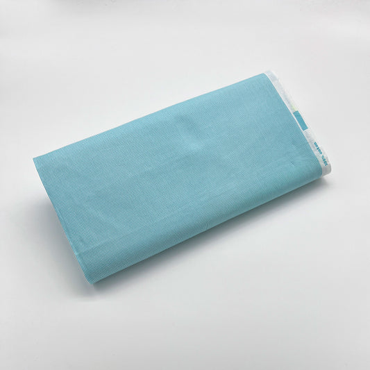 Tessuto millerighe azzurro e bianco