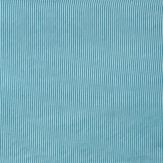 Tessuto millerighe azzurro e bianco