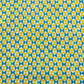 Tessuto a fantasia geometrica astratta gialla e azzurra